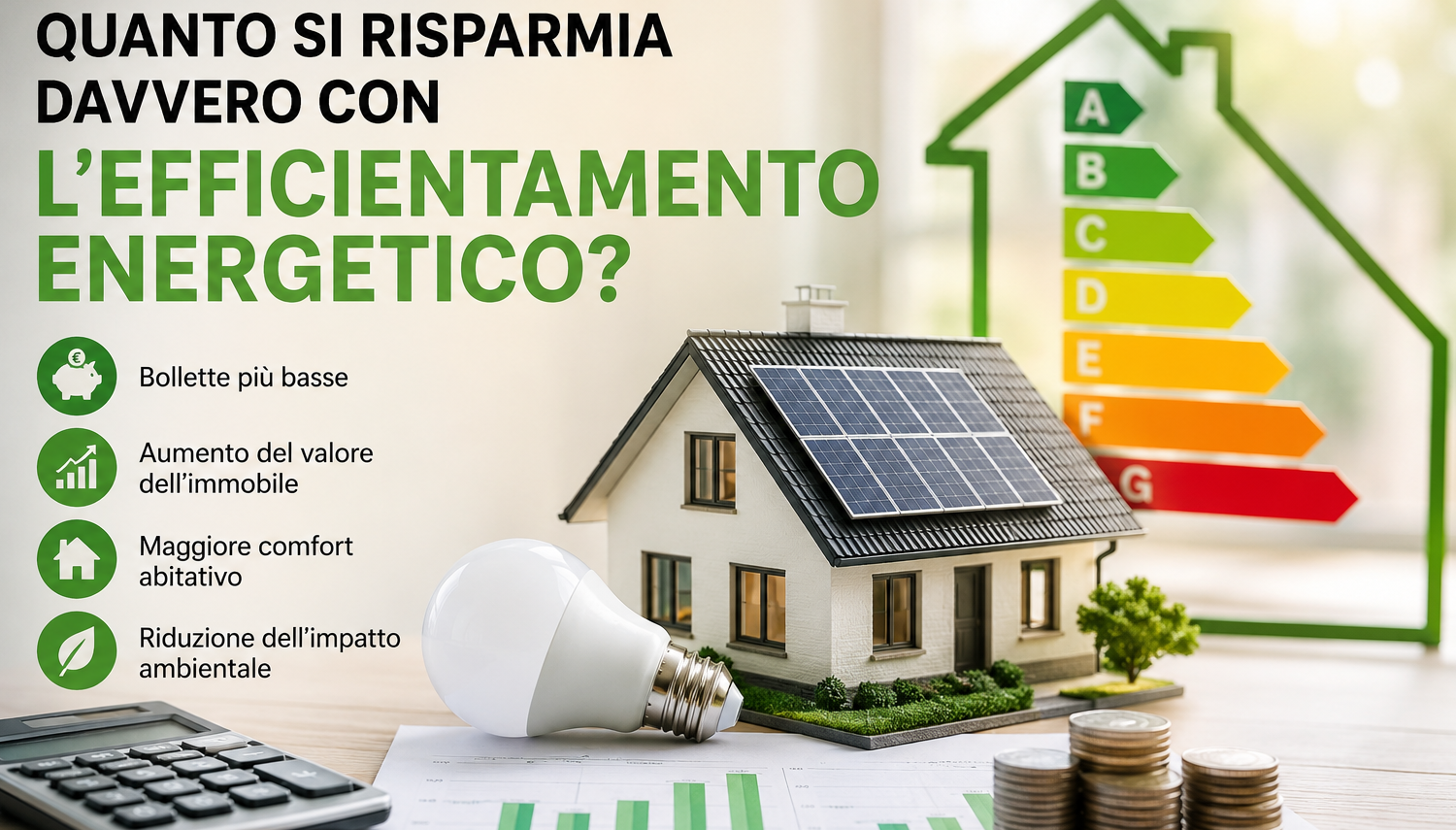 Quanto si risparmia davvero con l’efficientamento energeticoenergetico